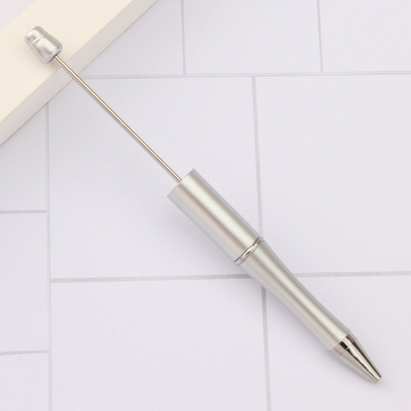 153H. Beadable DIY gliter pen - Romo bead